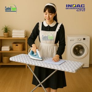 Alas Setrika 100 x 60 x 3 cm Busa INOAC Tebal Gosokan Anti Lengket Panas Ukuran JUMBO