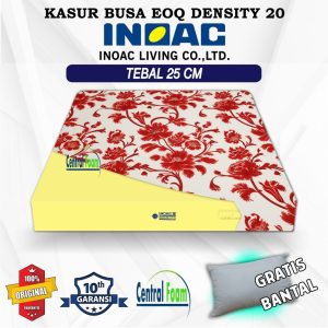 INOAC KAsur Busa Matras Tebal 25cm asli Garansi 10 tahun Murah Centralfoam