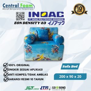 INOAC SOFA BED Ukuran 200x90x20cm Kursi Tamu Sofabed Minimalis asli Garansi 10 Tahun Modern