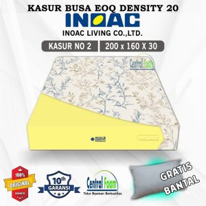 Kasur Busa Inoac EOQ 200 x 160 x 30 cm Kasur Busa Asli Original Murah Bergaransi 10 tahun